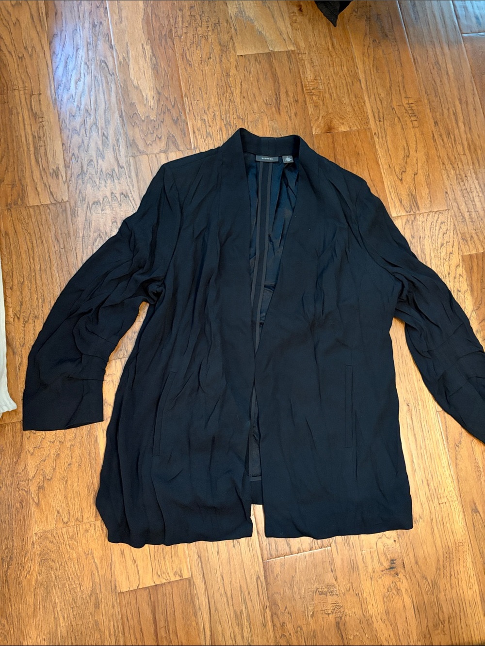 Halogen Black Open Front Women's blazer xl